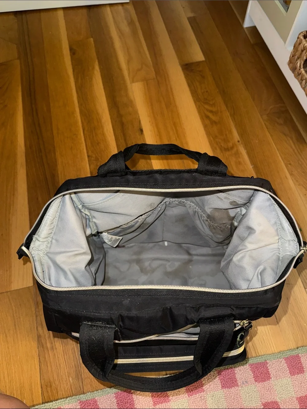 Black Skip Hop Utility Baby Backpack